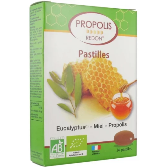 Redon Pastilles Propolis Miel Eucalyptus x 24