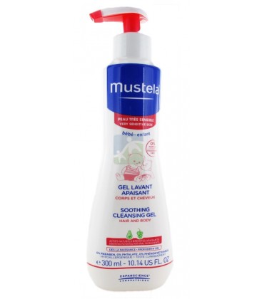 Mustela Gel Lavant Apaisant Peaux très Sensibles 300 ml