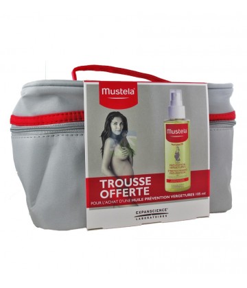 Mustela Maternité Coffret Trousse Huile Prévention Vergetures 105 ml