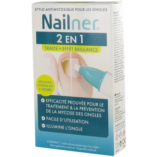 Nailner Repair Mycose des Ongles 2 en 1 Pinceau 4 ml