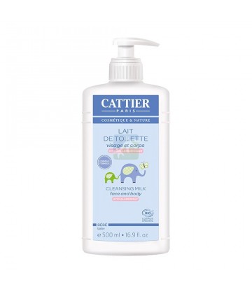 Cattier Bébé Lait de Toilette Bio 500 ml