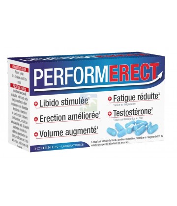 3 chênes Perfomerect Gélules x 4