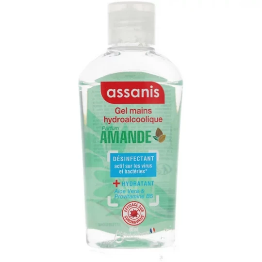 Assanis Pocket Gel Antibactérien Amande 80 ml