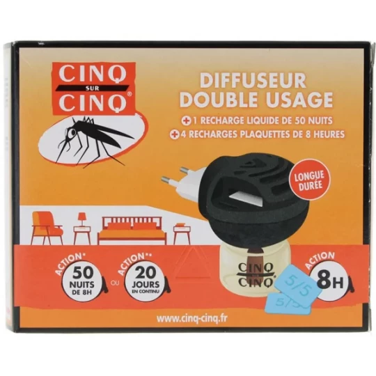 Cinq sur Cinq Diffuseur Double Usage