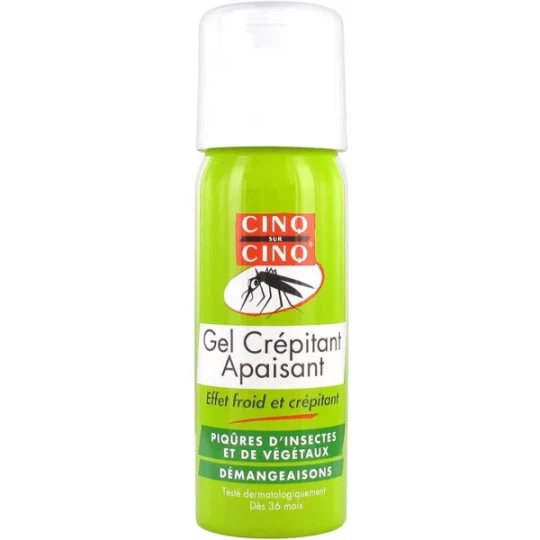 Cinq sur Cinq Natura Gel Apaisant Crépitant 50 ml