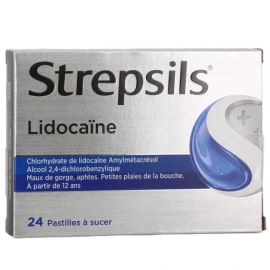 Strepsils Pastilles Lidocaïne x 24