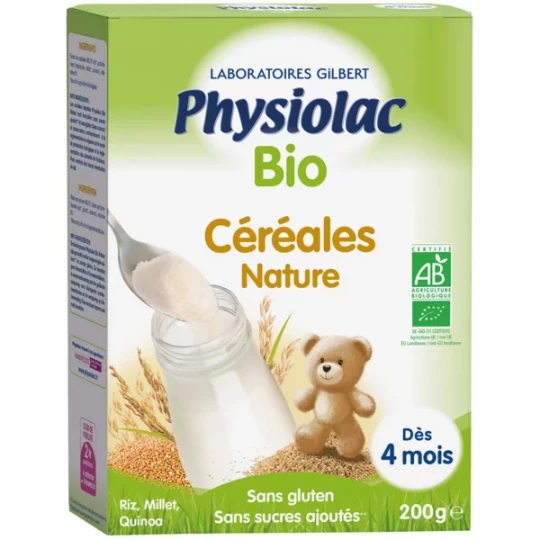 Physiolac Céréales Bio 200 g