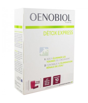 Oenobiol Detox Express Sureau et Fruit du Dragon x 10