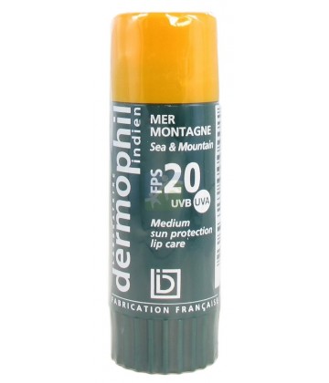 Dermophil Indien Soin Lèvres Mer Montagne SPF 20