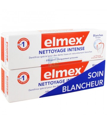 Elmex Dentifrice Nettoyage Intense 2 x 50 ml