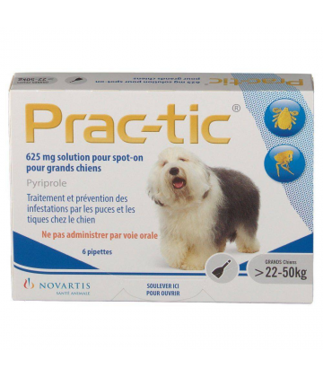 Prac-Tic Spot On Grands Chiens x 6