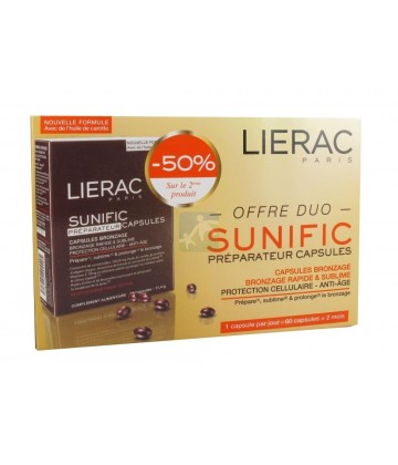Lierac Sunific Solaire Lot Capsules Bronzage Intense 2 x 30