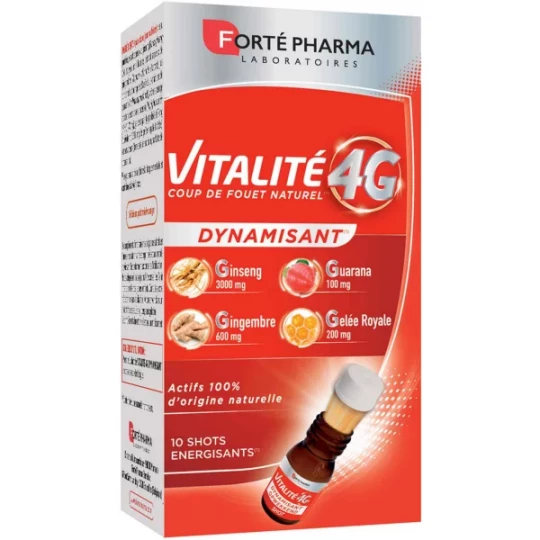Forté Pharma Vitalité 4G Shots x 10