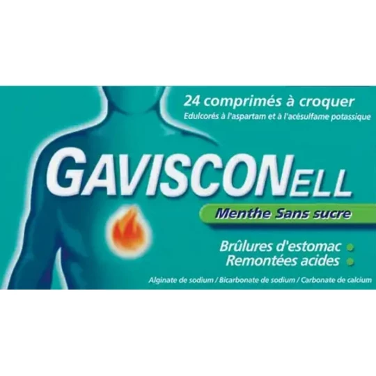 Gavisconell Comprimés à Croquer x 24