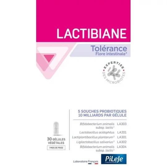 PiLeJe Lactibiane Tolérance Gélules x 30