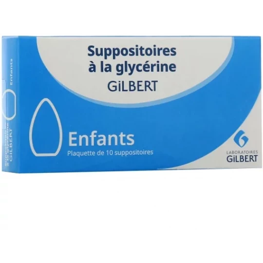Gilbert Enfant Suppositoires x 10