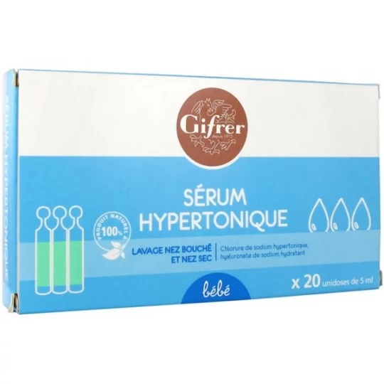 Gifrer Physiologica Hypertonique Nez Bouché et Nez Sec x 20