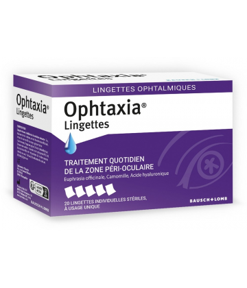 Ophtaxia Lingettes x 20