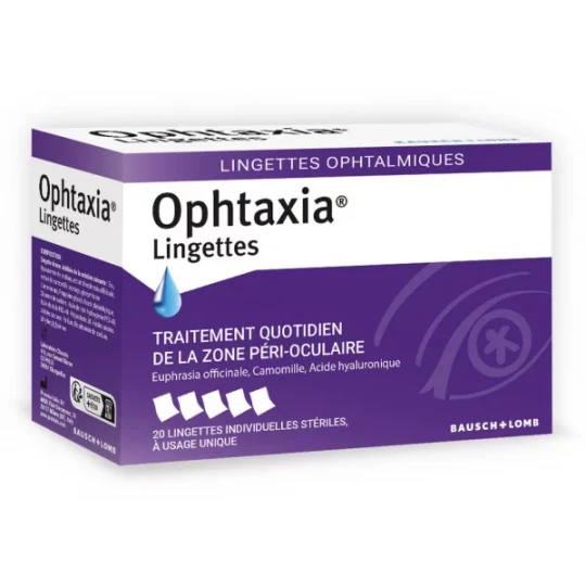 Ophtaxia Lingettes x 20