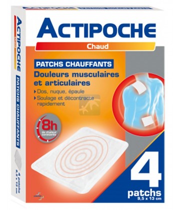 Actipoche Chaud Patchs Chauffants x 4