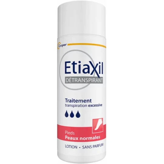 Etiaxil Pieds Traitement Détranspirant Peaux Normales 100 ml