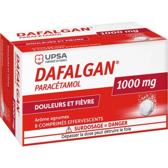 Dafalgan 1 g Effervescent x 8