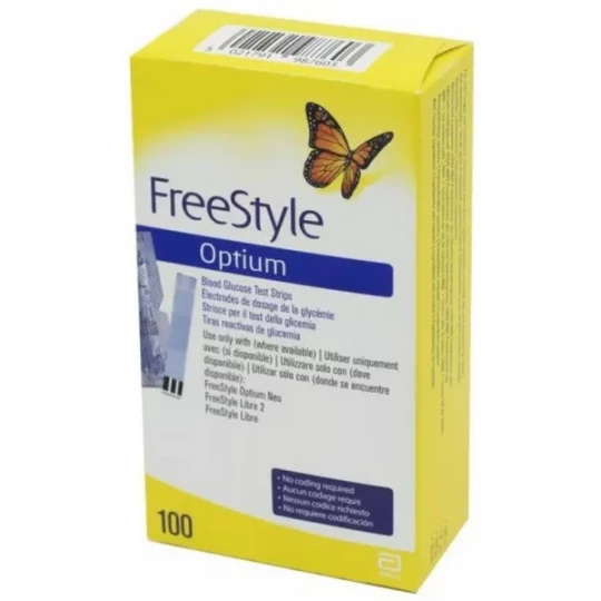 Freestyle Optium Electrodes x 100