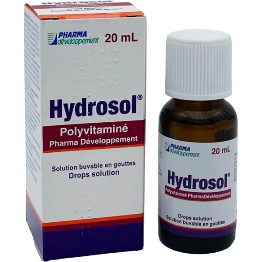 Hydrosol Polyvitamine Pharmadéveloppement Solution buvable 20 ml