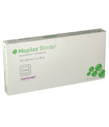 Mepilex Border EM 10 x 20 cm - 10 pansements