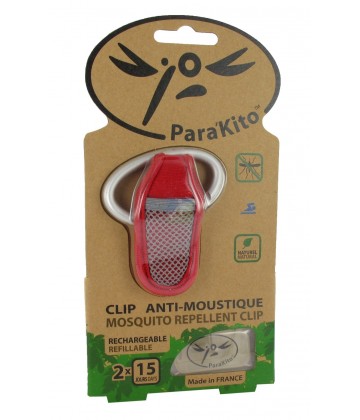 Para'Kito Clip Anti-Moustique Rouge