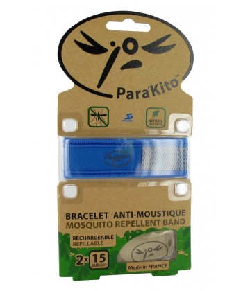 Para'Kito Bracelet Anti-Moustique Bleu