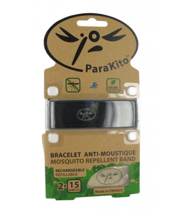 Para'Kito Bracelet Anti-Moustique Noir