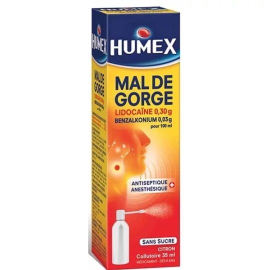 Humex Mal de Gorge Collutoire 35 ml