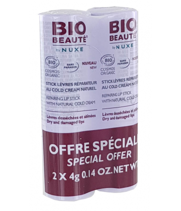 Bio-Beauté by Nuxe Stick Lèvres Réparateur 2 x 4 g