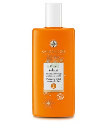 Sanoflore Flora Solaris Soin Solaire Visage Protecteur Teinté SPF20