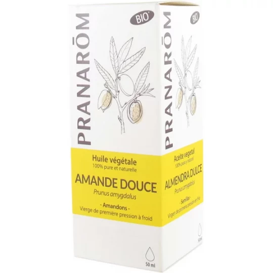 Pranarôm Huile Végétale d'Amande Douce Bio 50 ml