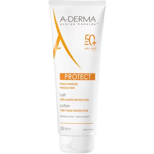 A-Derma Protect Lait Très Haute Protection SPF50+ 250 ml