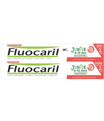 Fluocaril Junior Dentifrice Fruits Rouges 6-12 ans