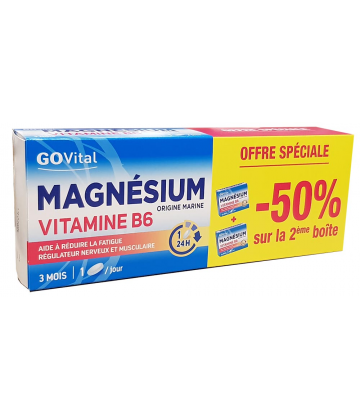 Urgo GOVital Magnésium Vitamine B6 2 x 45