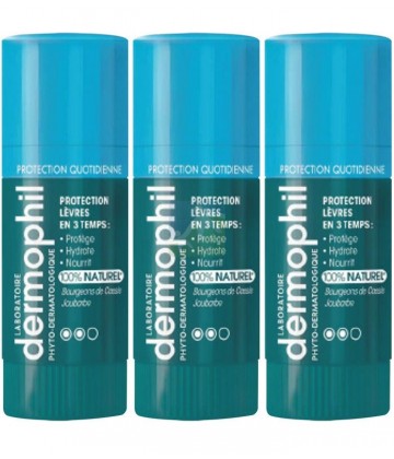 Dermophil Indien Protection Quotidienne Lèvres x 3