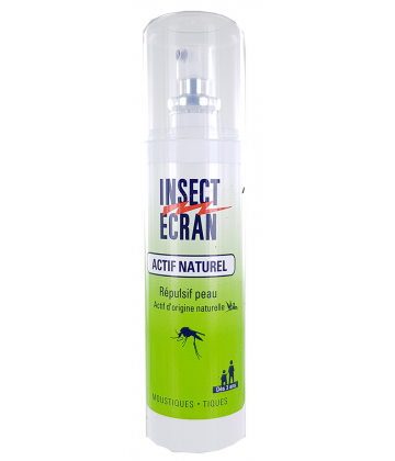 Insect Ecran Actif Naturel Répulsif Peau 100 ml