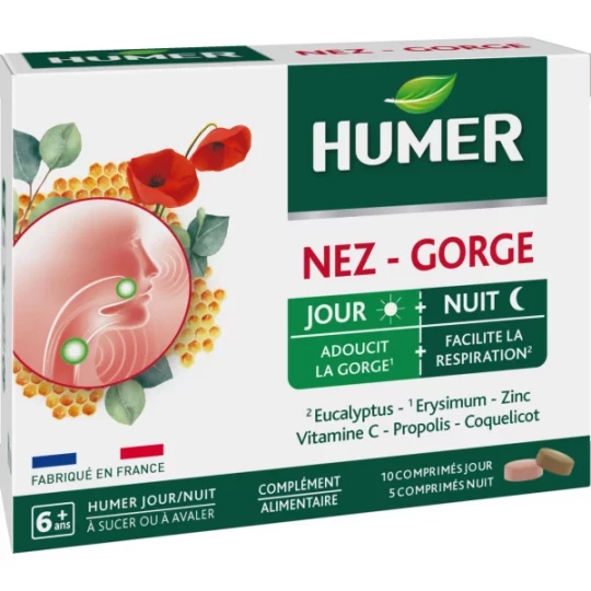 Humer Nez et Gorge Jour et Nuit x 15