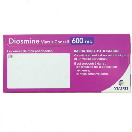 Diosmine Mylan Viatris 600 mg Comprimés x 30 - image 2
