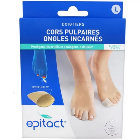 Epitact Doigtier Cors Pulpaires et Ongles Incarnés Taille L x 2