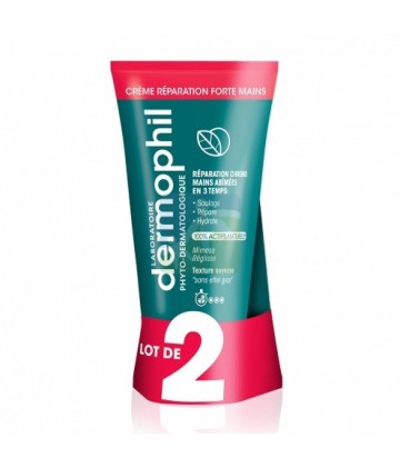 Dermophil Indien Réparation Forte Mains 2 x 75 ml