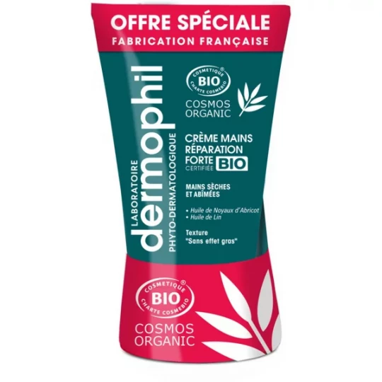 Dermophil Indien Réparation Forte Mains 2 x 75 ml