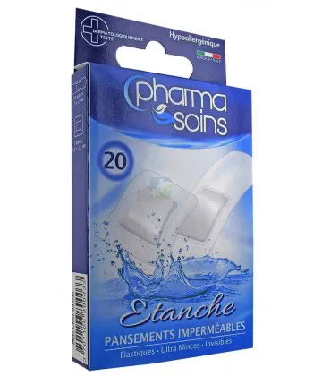 PharmaSoins Etanche Pansements Imperméables x 20