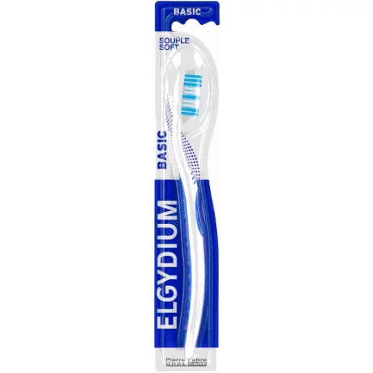 Elgydium Basic Brosse à Dents Souple Bleue