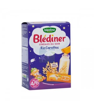 Blédîner Céréales Soir Riz Carottes x 12