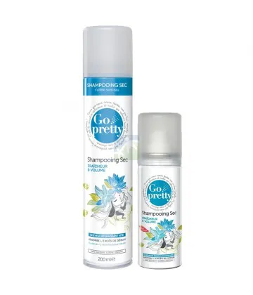 Go Pretty Shampooing Sec Fraîcheur et Volume 200 ml + 50 ml